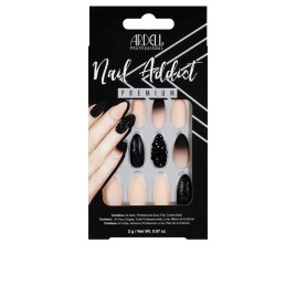 Nail addict Black Stud & Pink Ombre